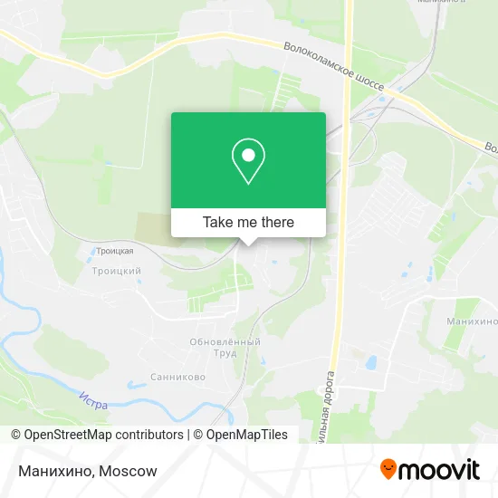 Манихино map