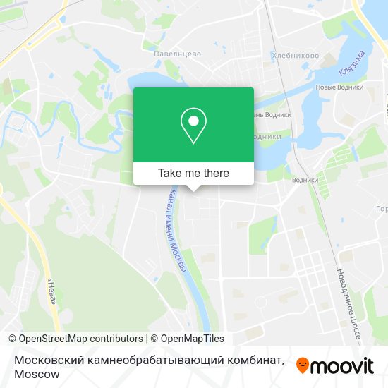 Московский камнеобрабатывающий комбинат map
