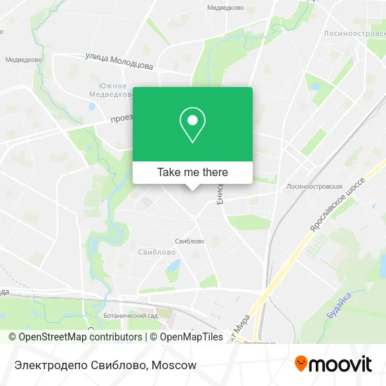 Электродепо Свиблово map