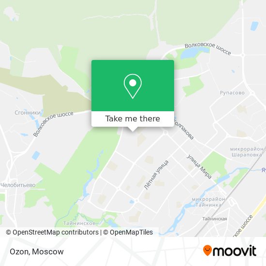Ozon map