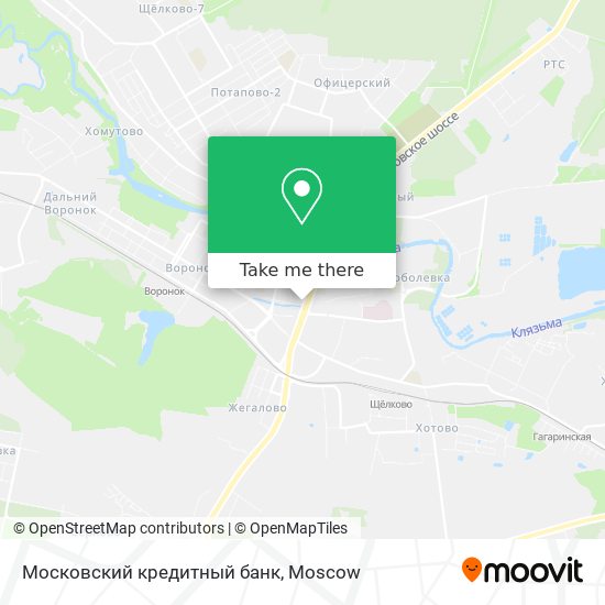 Московский кредитный банк map