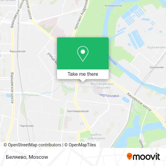Беляево map