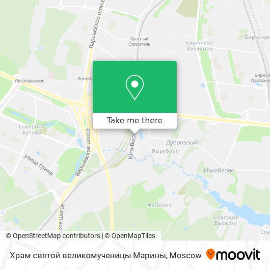 Храм святой великомученицы Марины map