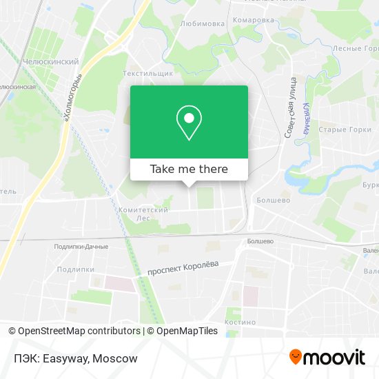 ПЭК: Easyway map