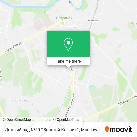 Детский сад №50 ""Золотой Ключик"" map