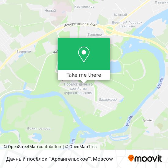 Дачный посёлок ""Архангельское"" map