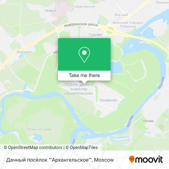 Дачный посёлок ""Архангельское"" map