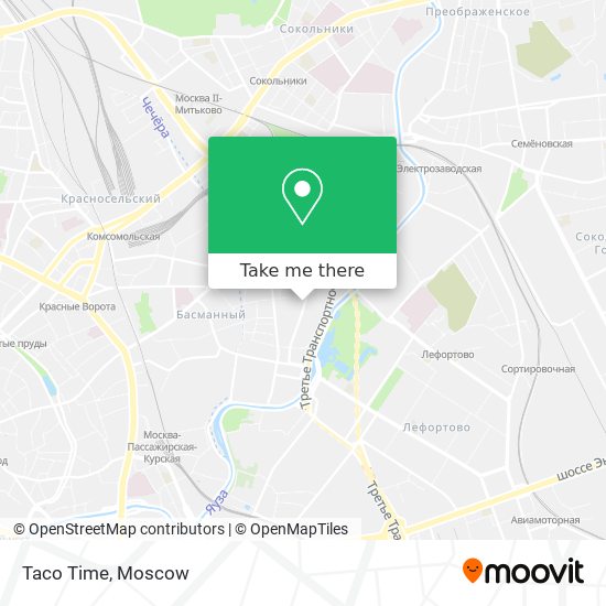 Taco Time map