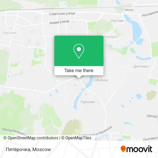 Пятёрочка map