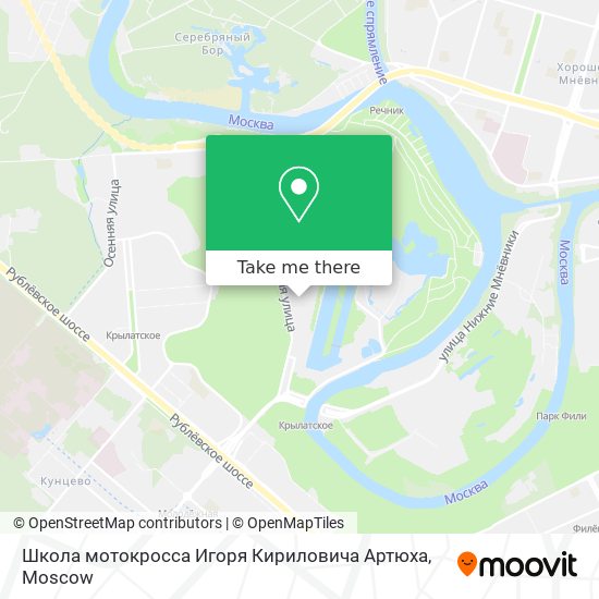 Школа мотокросса Игоря Кириловича Артюха map