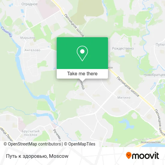 Путь к здоровью map