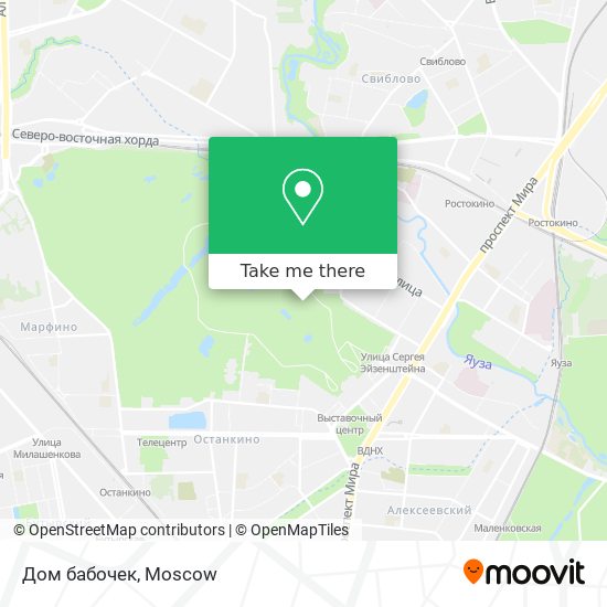 Дом бабочек map