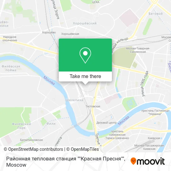 Районная тепловая станция ""Красная Пресня"" map