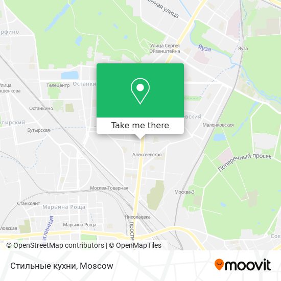 Стильные кухни map
