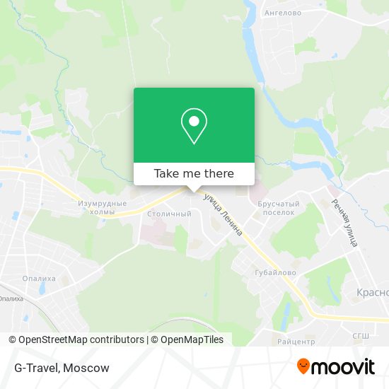 G-Travel map