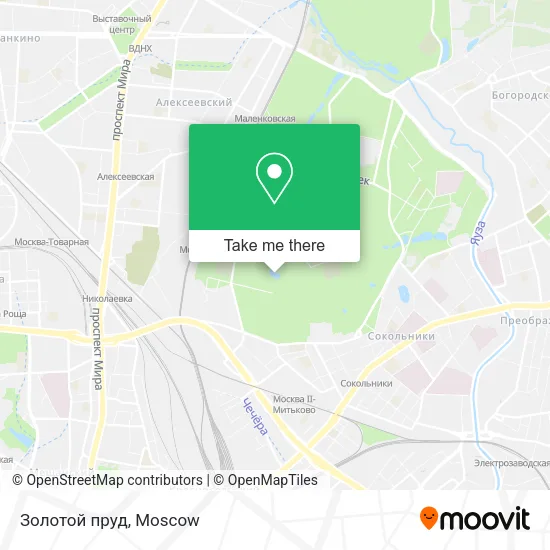Золотой пруд map