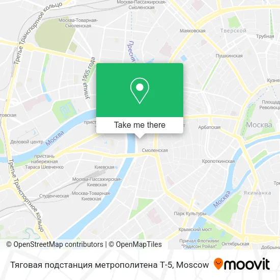 Тяговая подстанция метрополитена Т-5 map