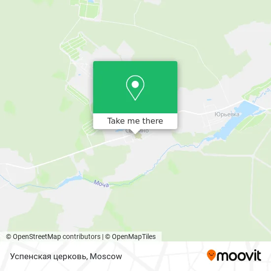 Успенская церковь map