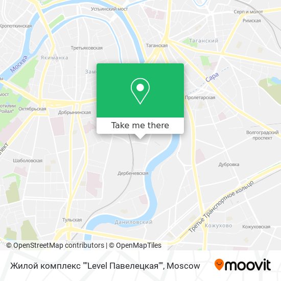 Жилой комплекс ""Level Павелецкая"" map