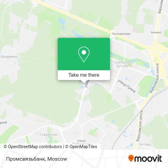 Промсвязьбанк map