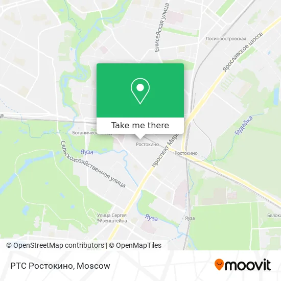 РТС Ростокино map