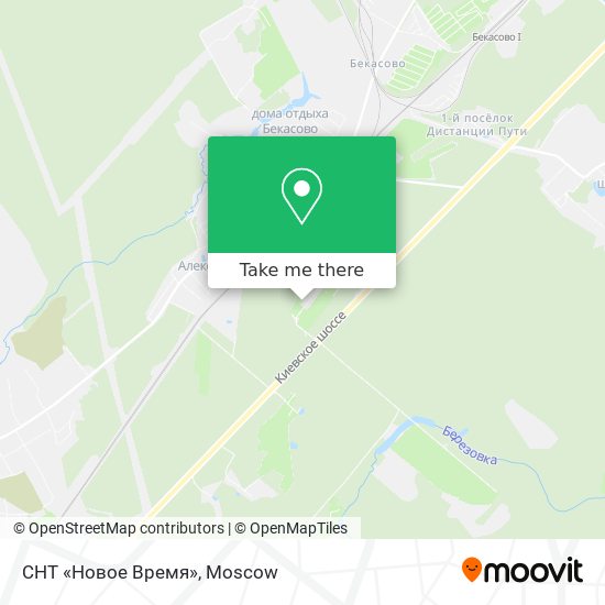 СНТ «Новое Время» map