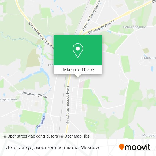 Детская художественная школа map