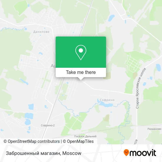 Заброшенный магазин map