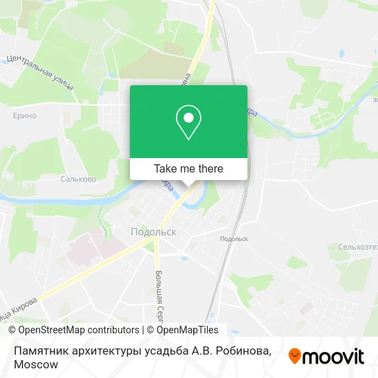 Памятник архитектуры усадьба А.В. Робинова map