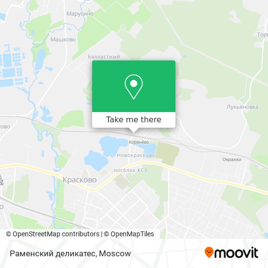 Раменский деликатес map