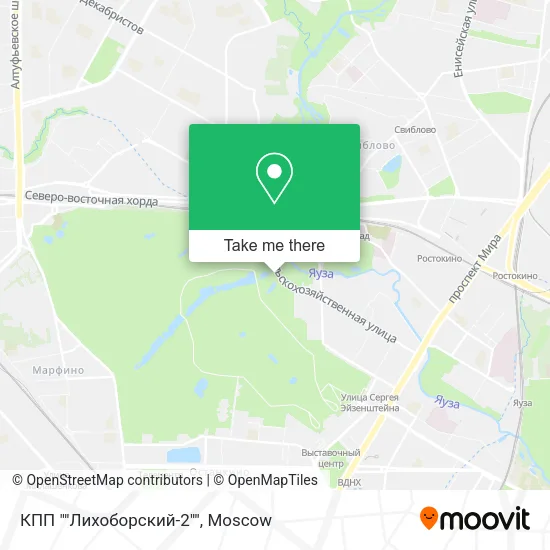 КПП ""Лихоборский-2"" map