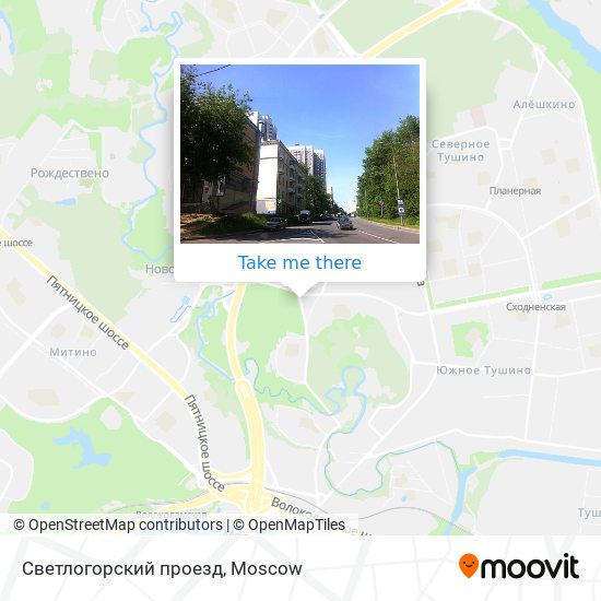 Светлогорский проезд map