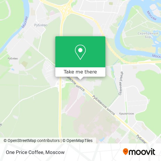 One Price Coffee map