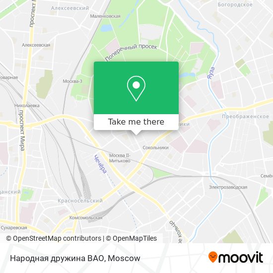 Народная дружина ВАО map