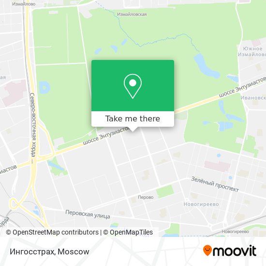 Ингосстрах map