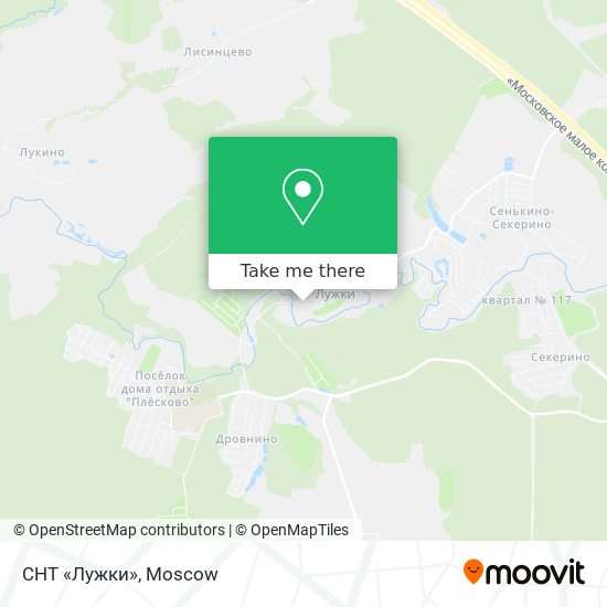 СНТ «Лужки» map