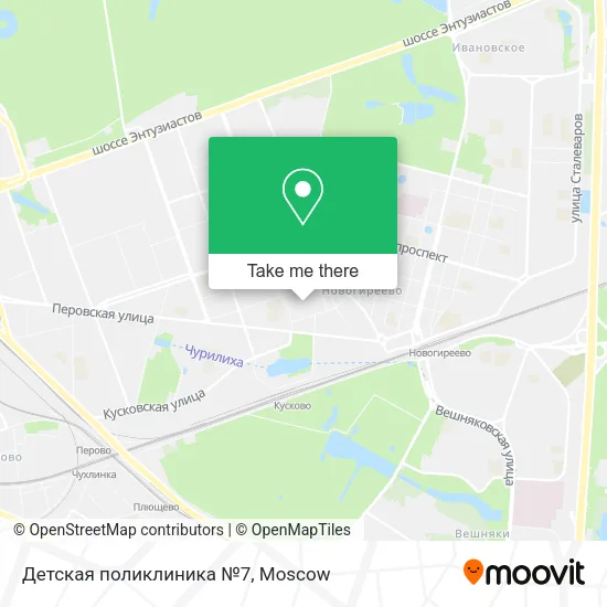 Детская поликлиника №7 map