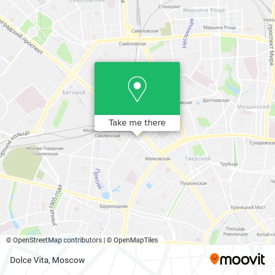 Dolce Vita map