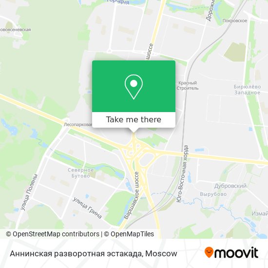 Аннинская разворотная эстакада map