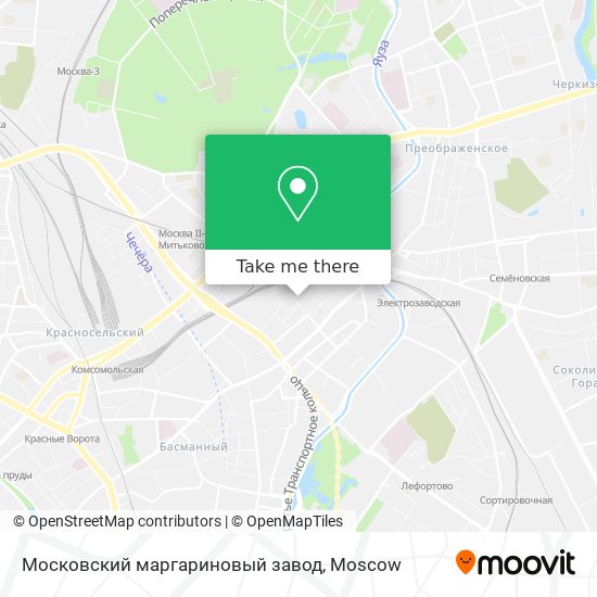 Московский маргариновый завод map