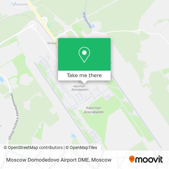 Moscow Domodedovo Airport DME map