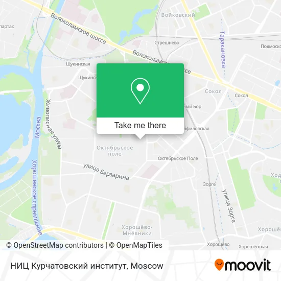 НИЦ  Курчатовский институт map