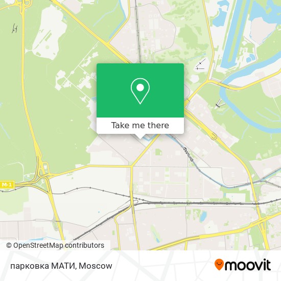 парковка МАТИ map