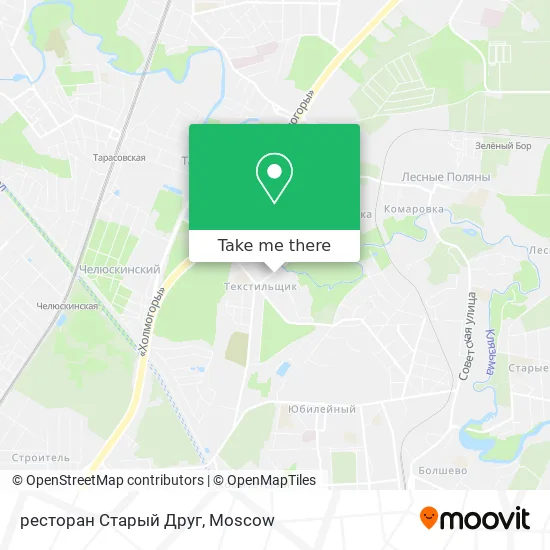 ресторан  Старый Друг map