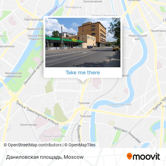 Даниловская площадь map