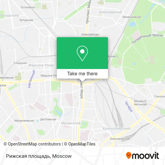 Рижская площадь map