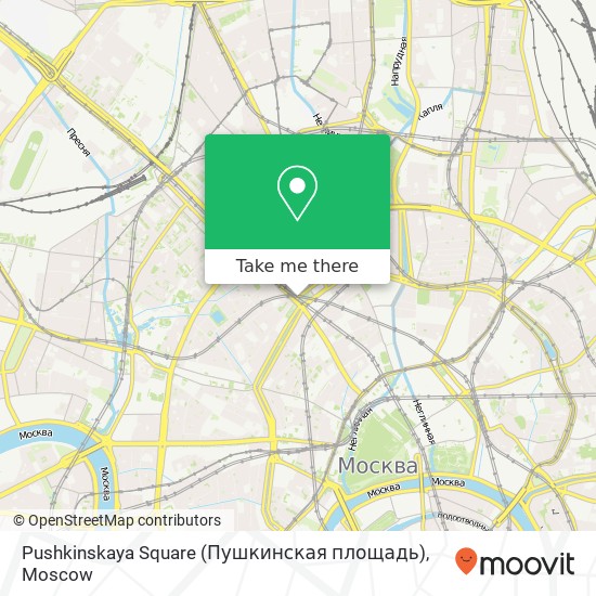 Pushkinskaya Square (Пушкинская площадь) map