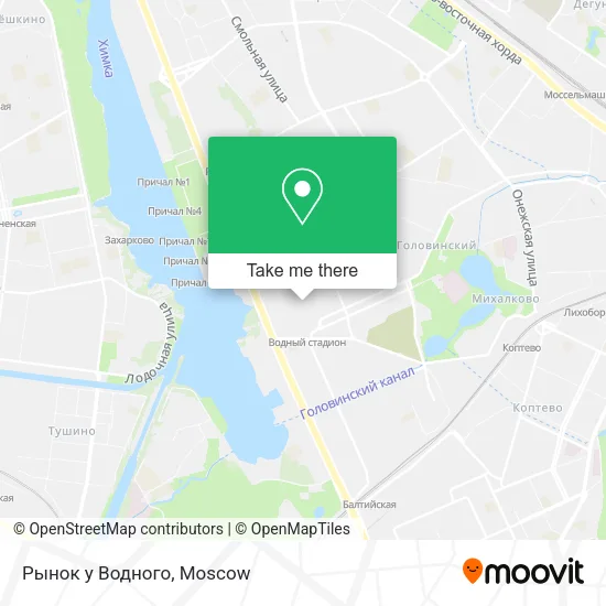 Рынок у Водного map