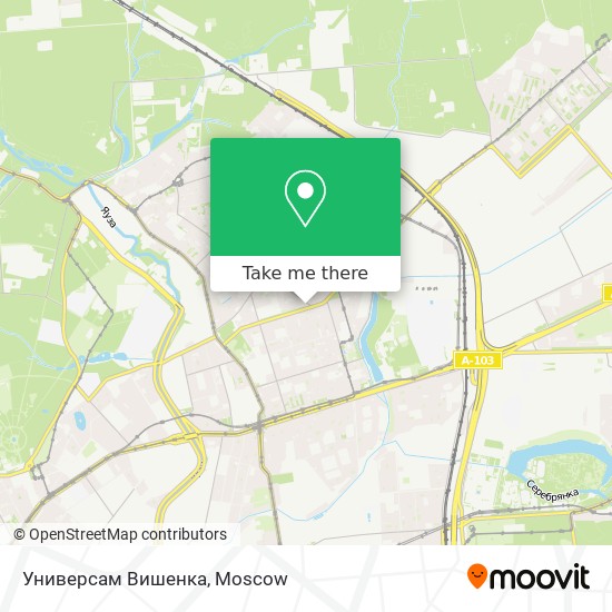 Универсам  Вишенка map