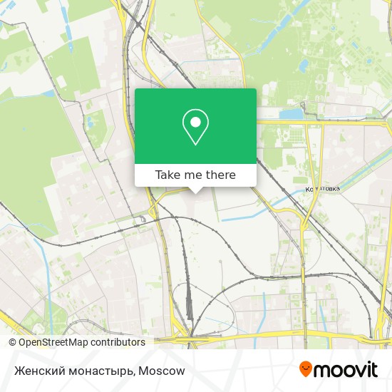 Женский монастырь map